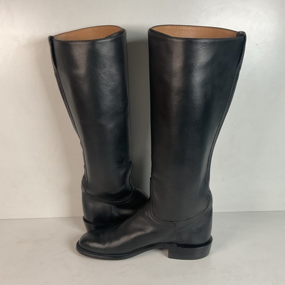 Lucchese Classics Handmade Women’s Tall Riding Boots 9 B Harness - Picture 7 of 16